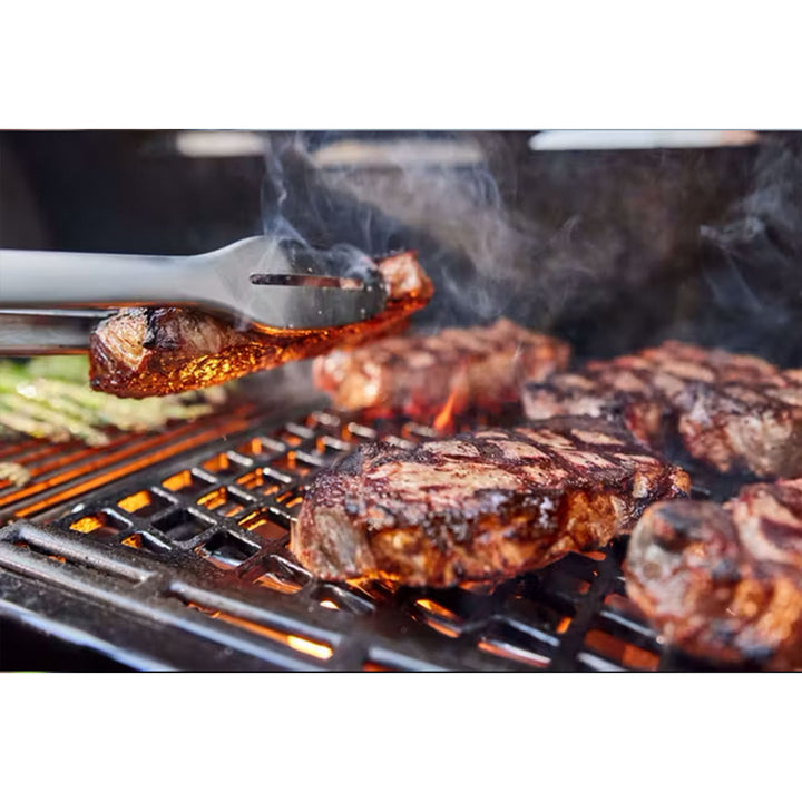 Weber SmokeFire Sear ELX4 Outdoor 24" Wood Fire Pellet Smart Smoker Grill, Black - VMInnovations