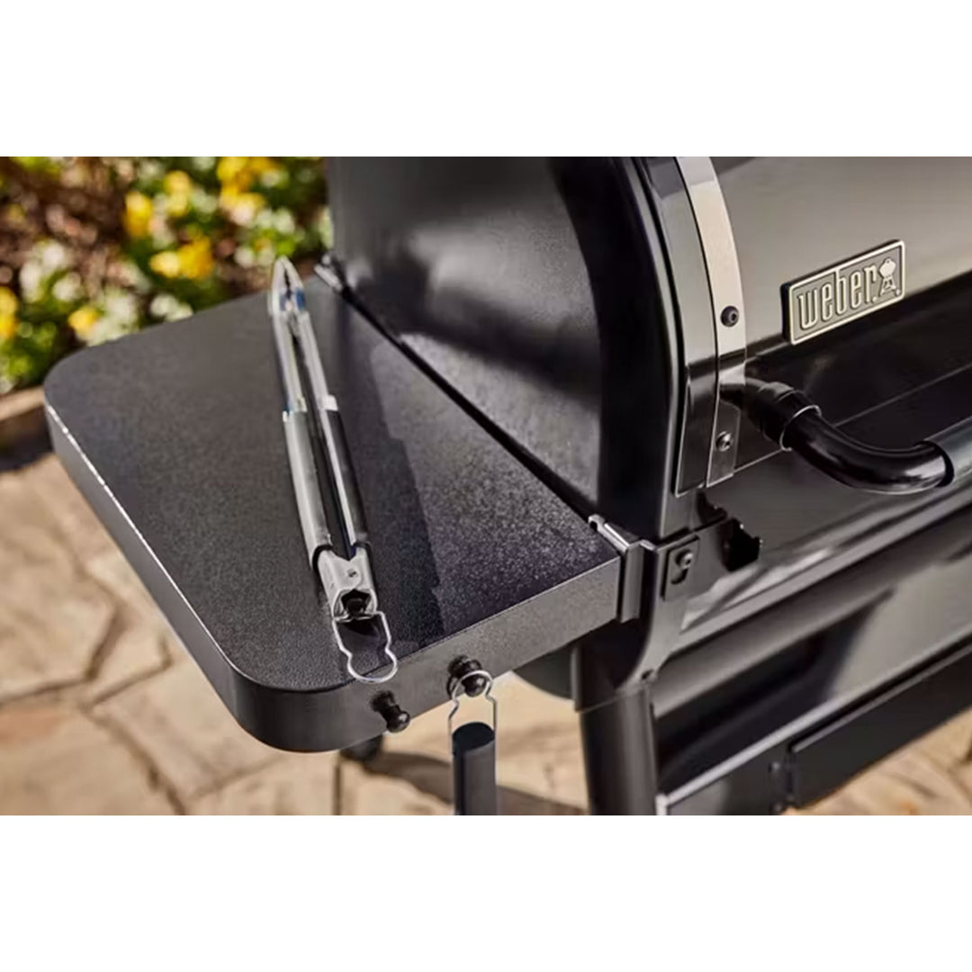 Weber SmokeFire Sear ELX4 Outdoor 24" Wood Fire Pellet Smart Smoker Grill, Black - VMInnovations