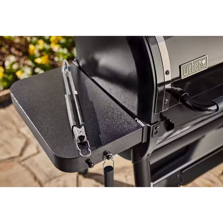 Weber SmokeFire Sear ELX4 Outdoor 24" Wood Fire Pellet Smart Smoker Grill, Black - VMInnovations