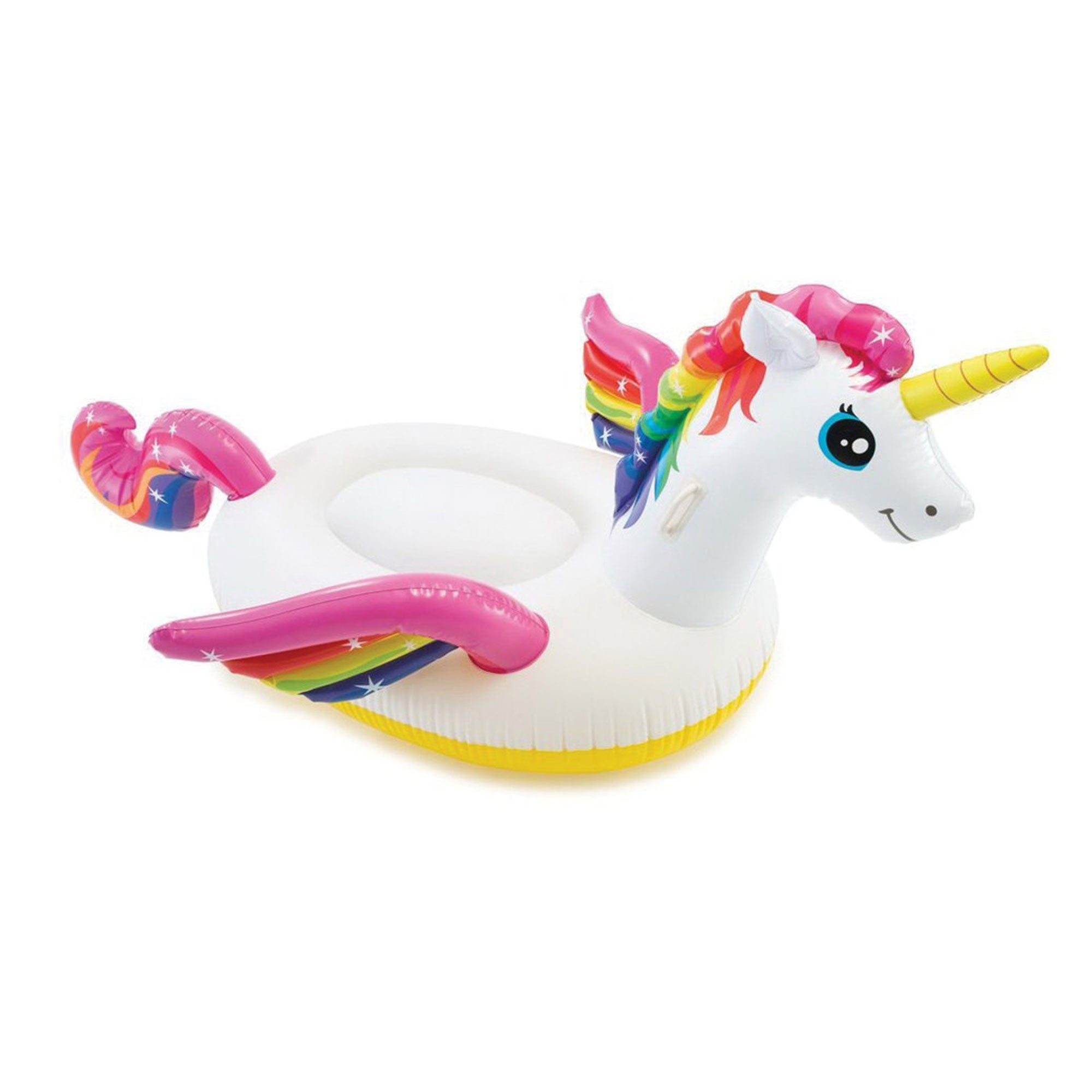 Intex Durable Raft Grade Vinyl Unicorn Inflatable Ride On Pool Float (Open Box) - VMInnovations