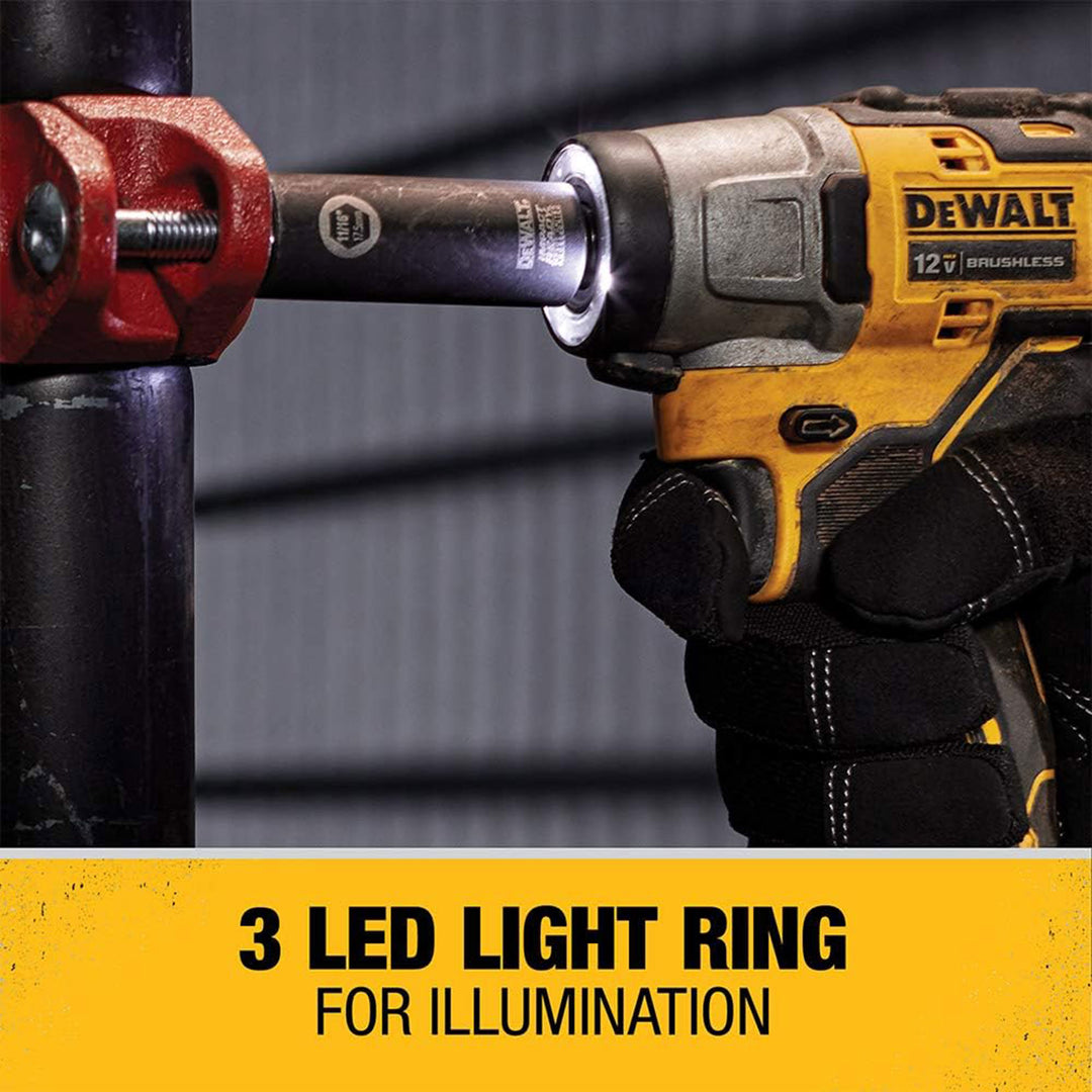DeWalt XTREME 12V MAX Brushless 1/2" Cordless Impact Wrench Kit with LED Ring - VMInnovations