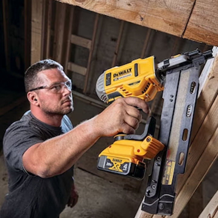 DeWalt 20V MAX Collated Cordless Framing Nailer Tool Kit with Adjustable Hook - VMInnovations