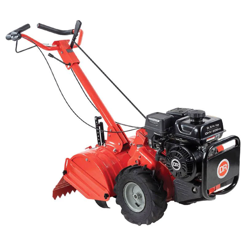 DR Power 208 cc 11Inches OHV 209 cc Gas/Oil Powered Cultivator/Rear Tine Tiller
