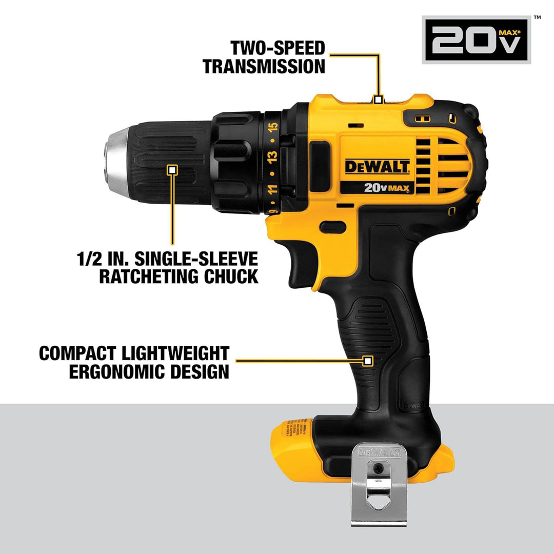 DeWalt 20V MAX 4 Tool Combo Kit w/ Reciprocating & Circular Saws & LED Worklight - VMInnovations