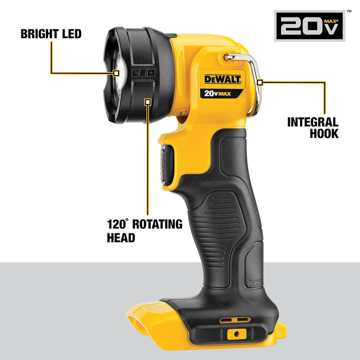 DeWalt 20V MAX 4 Tool Combo Kit w/ Reciprocating & Circular Saws & LED Worklight - VMInnovations