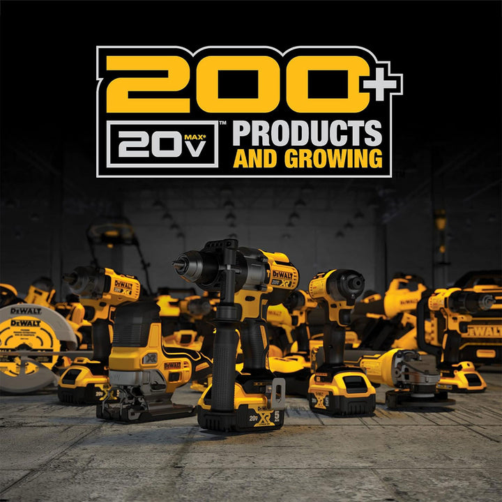 DeWalt 20V MAX 4 Tool Combo Kit w/ Reciprocating & Circular Saws & LED Worklight - VMInnovations