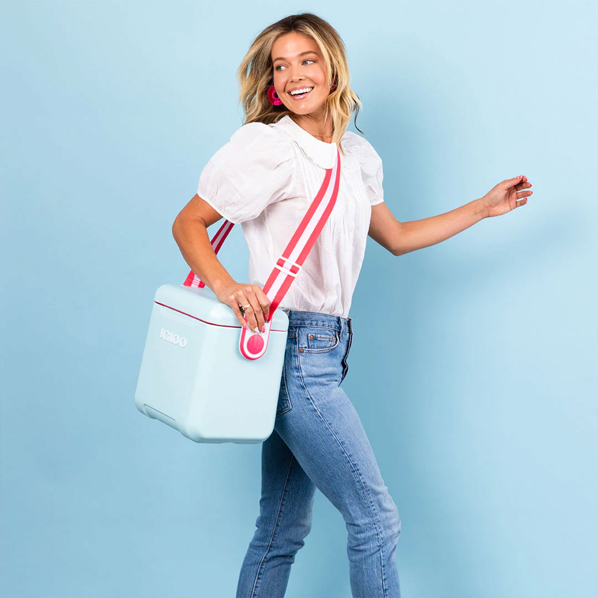 Igloo 11 Quart Tag Along Too Insulated Strapped Picnic Style Cooler, Light Gray - VMInnovations