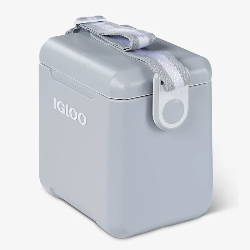 Igloo 11 Qt Insulated Strapped Picnic Style Cooler, Light Gray (Open Box)