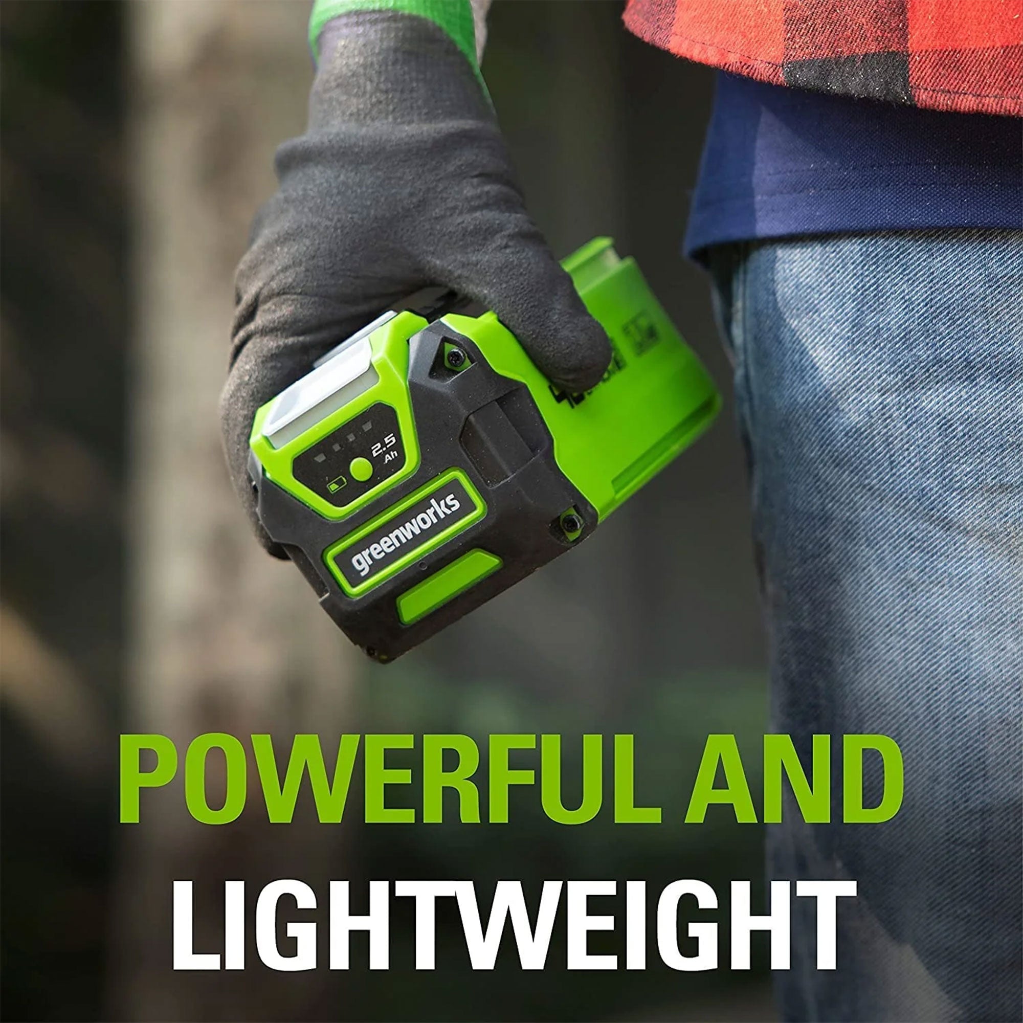 Greenworks G MAX 40 Volt 2.5Ah USB Lithium Ion Battery Powerbank, Green (Used) - VMInnovations