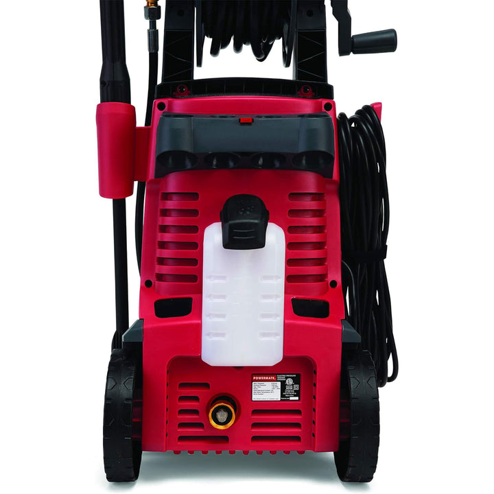 Powermate 2100 PSI Cold Water Electric Pressure Washer with Onboard Storage, Red - VMInnovations