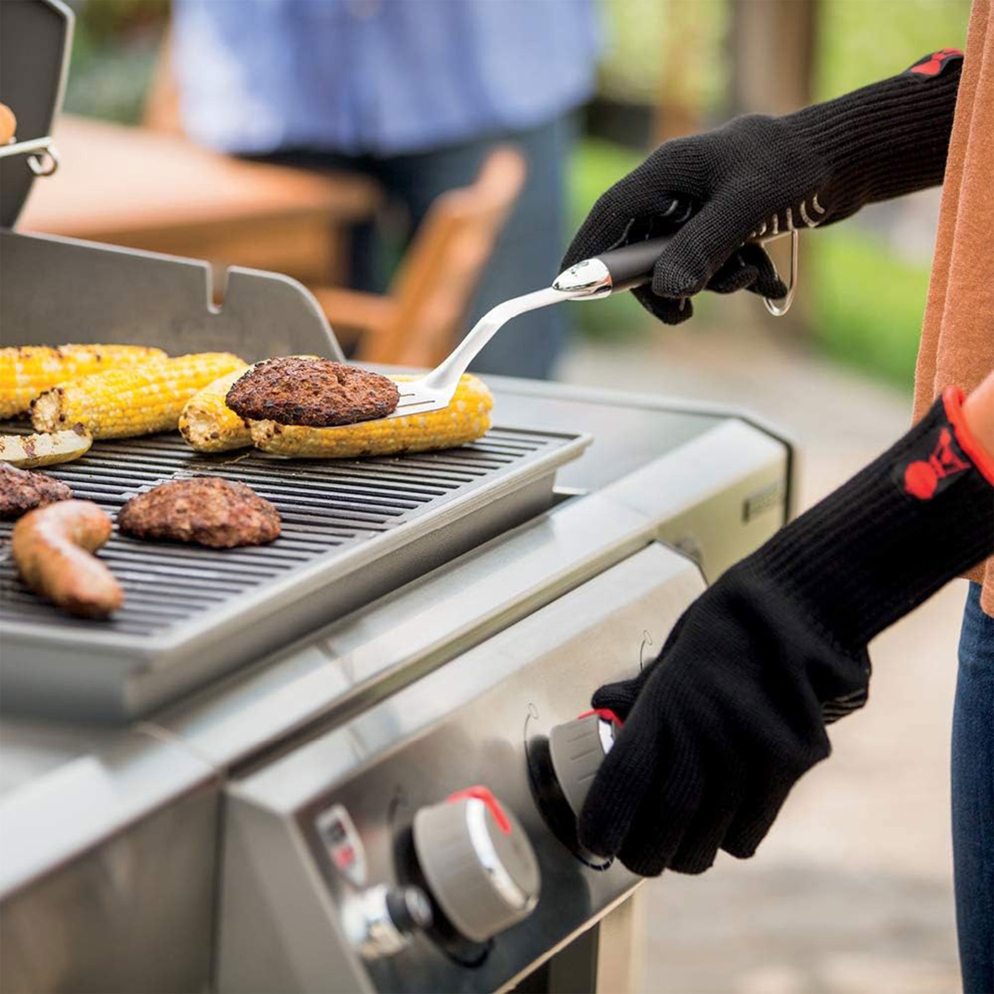 Weber Genesis II E-310 Outdoor Stainless Steel 3 Burner Liquid Propane Gas Grill - VMInnovations