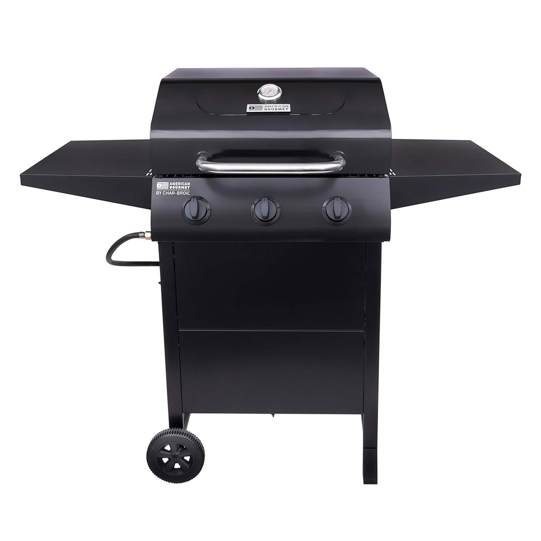Char-Broil American Gourmet 3 Burner Cart Style Liquid Propane Gas Grill, Black - VMInnovations
