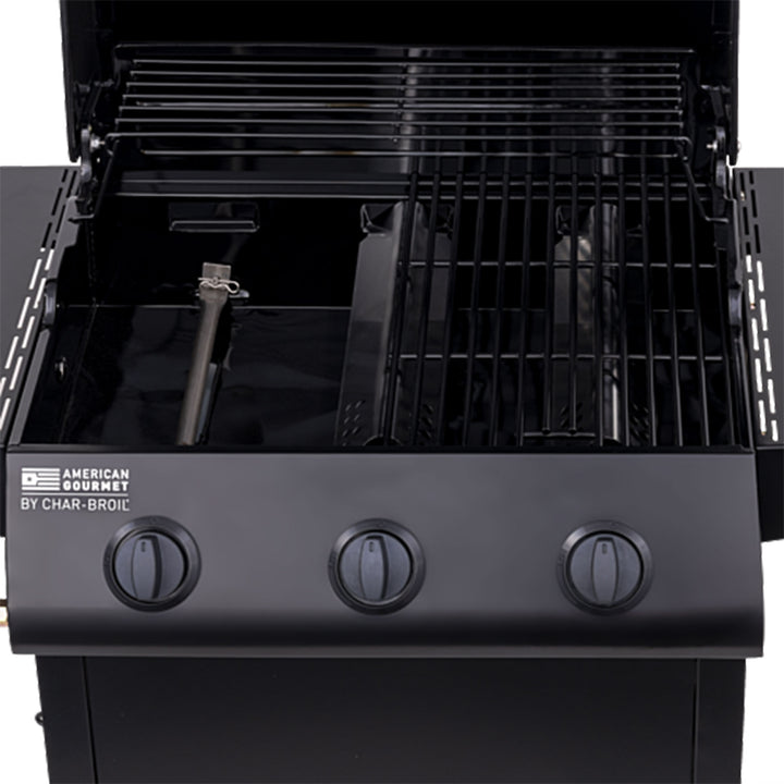 Char-Broil American Gourmet 3 Burner Cart Style Liquid Propane Gas Grill, Black - VMInnovations