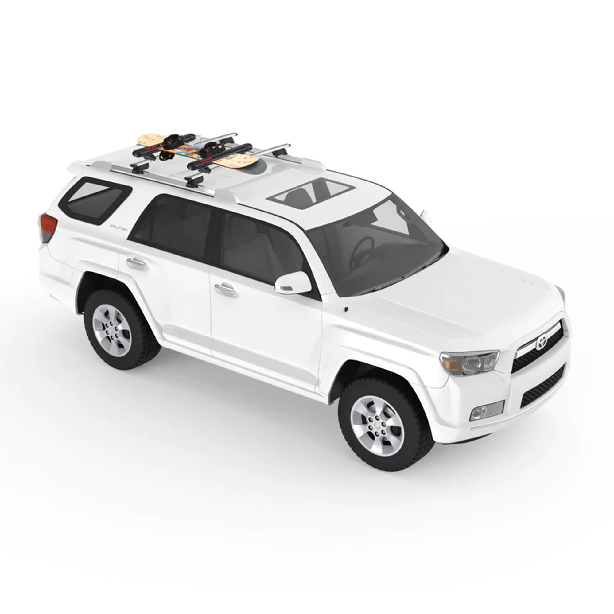 YAKIMA FatCat EVO 4 Skis or 2 Snowboards Mount Roof Rack, Fits T-Slot Crossbars