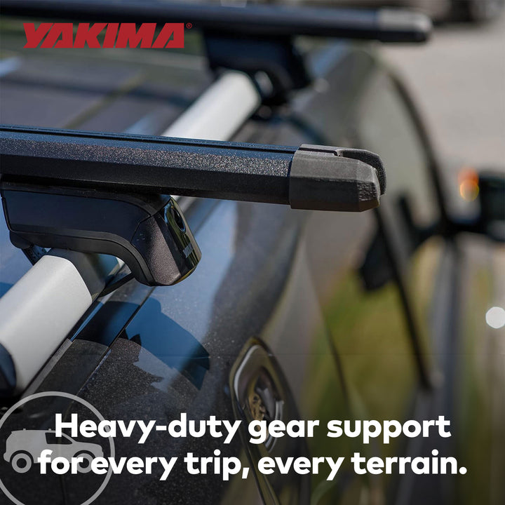 Yakima 78 Inch Aluminum HD Crossbar, Works w/StreamLine Towers, Black (Set of 2) - VMInnovations