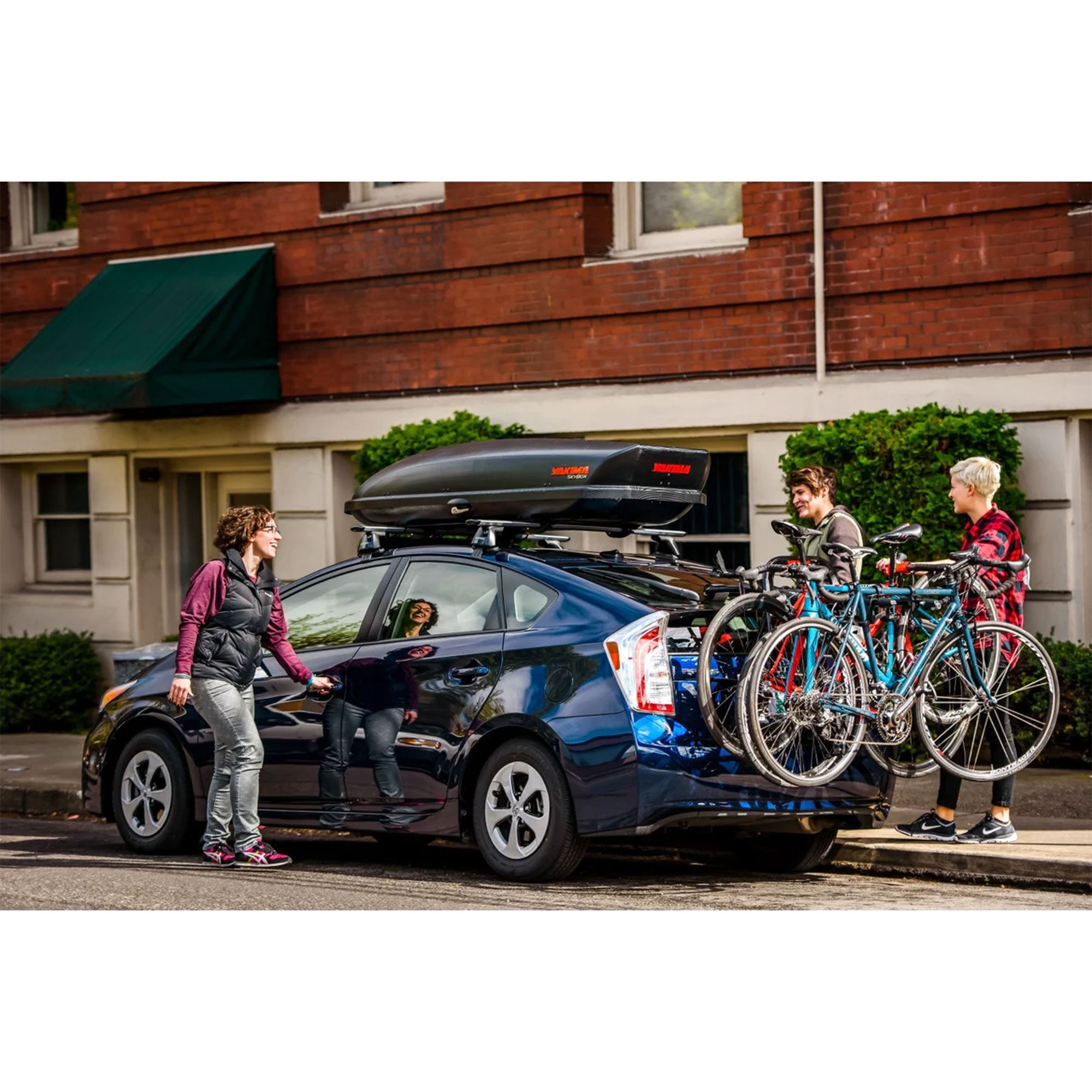Yakima FullBack 2 Bike Capacity Trunk Bike Strap Rack w/ZipStrips, Black (Used) - VMInnovations