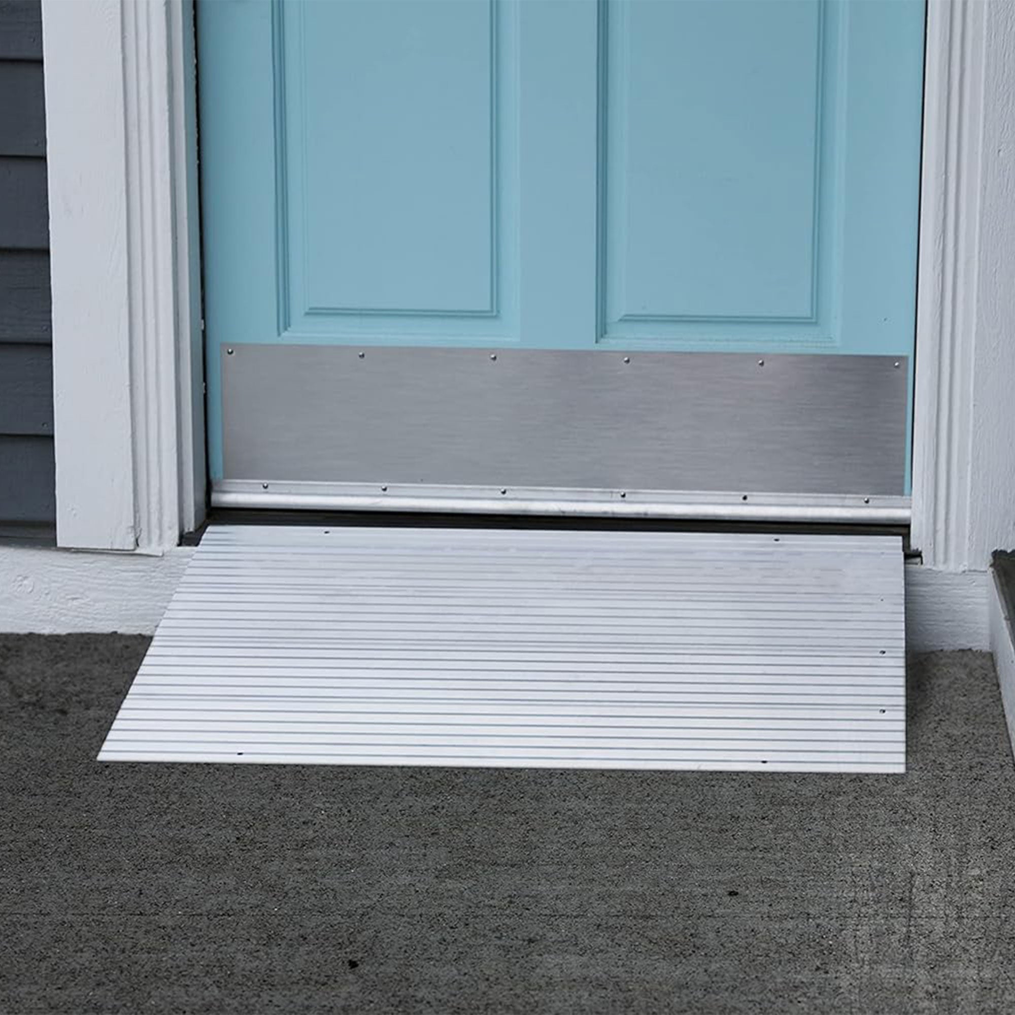 EZ-ACCESS TRANSITIONS 2” Portable Aluminum Modular Entry Ramp (Used) - VMInnovations