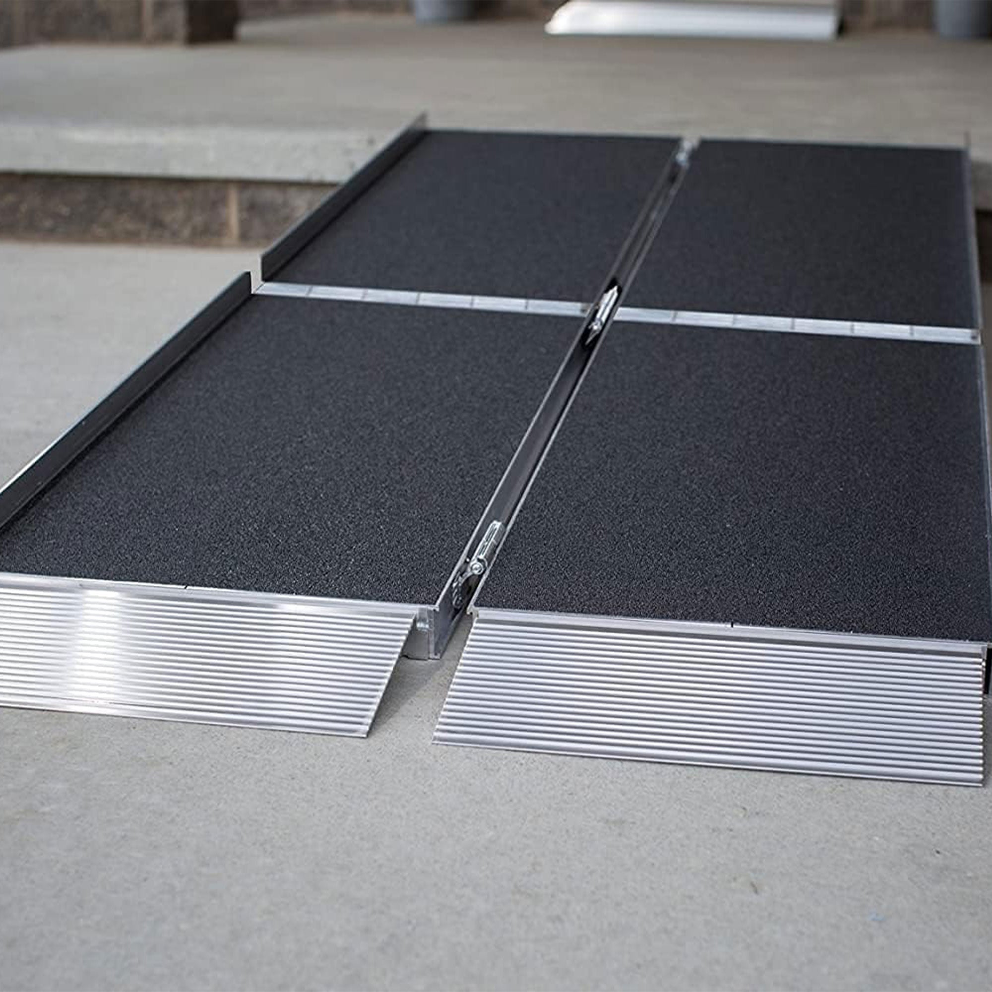 EZ-ACCESS SUITCASE 6 Foot TRIFOLD Portable Ramp with Surface That Resists Slips - VMInnovations