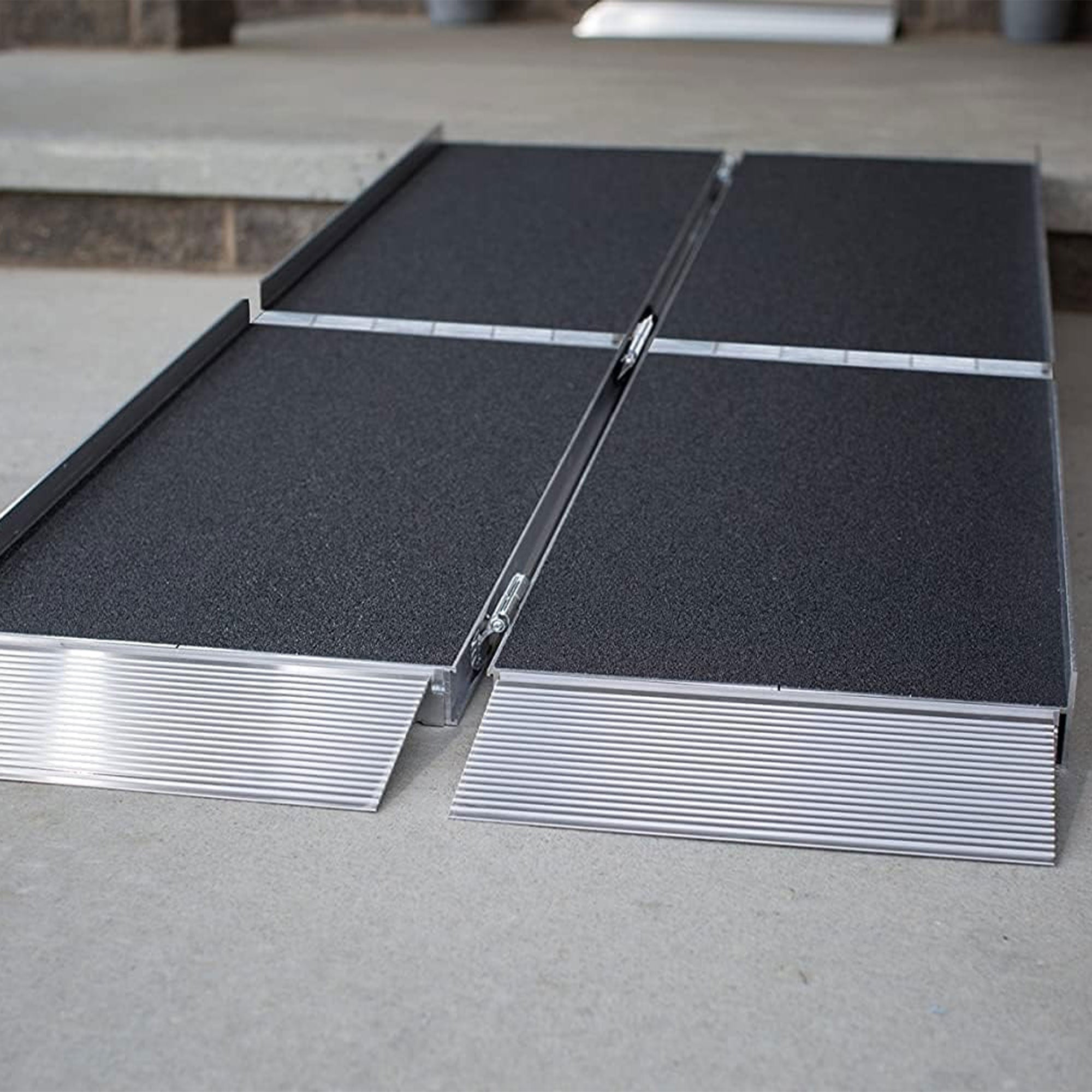 EZ-ACCESS SUITCASE 7 Foot TRIFOLD Portable Ramp with Surface That Resists Slips - VMInnovations