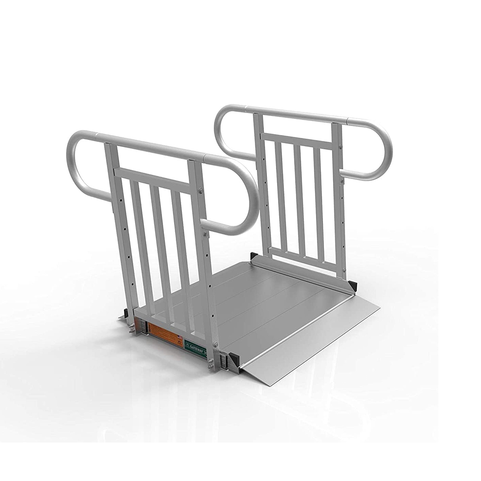 EZACCESS GATEWAY 3G 3' Aluminum Wheelchair Ramp w/Vertical Picket Rail(Open Box) - VMInnovations