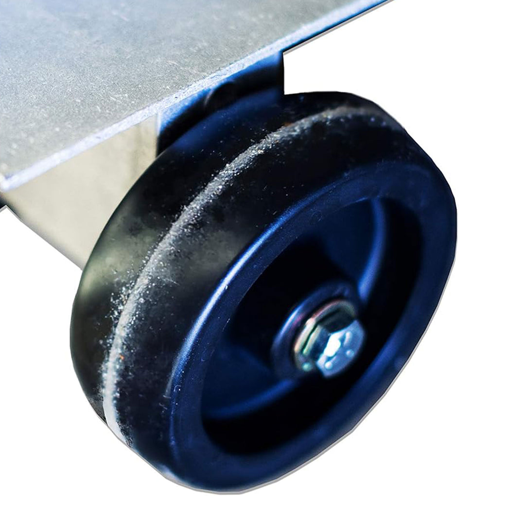 EZ-ACCESS TRAVERSE Aluminum Walk Ramp Wheel Kit with Reinforced Hook, Silver - VMInnovations