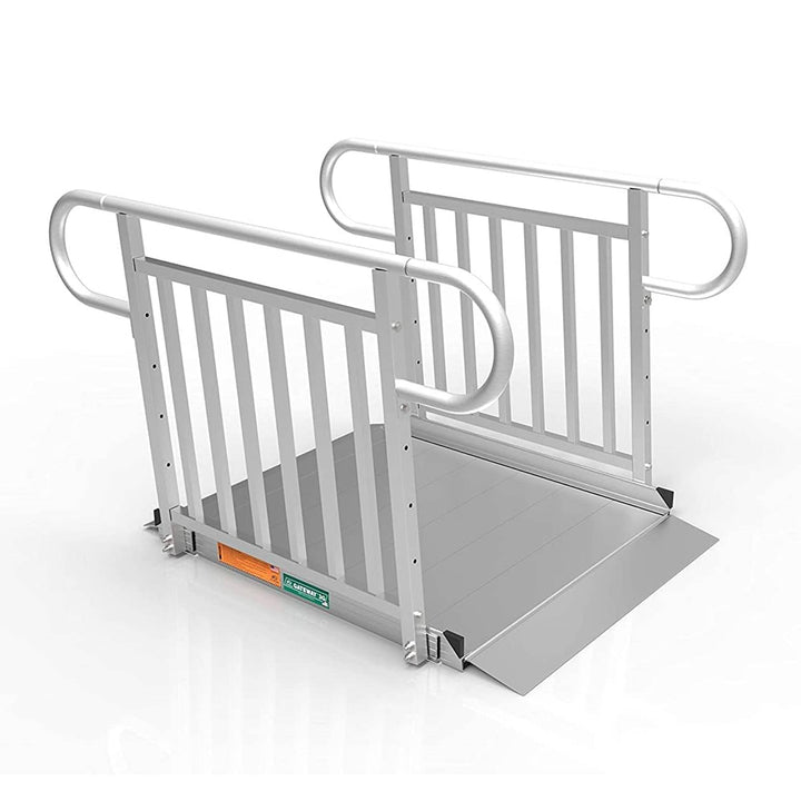 EZ-ACCESS GATEWAY 3G 4 Foot Solid Surface Aluminum Portable Wheelchair Ramp - VMInnovations