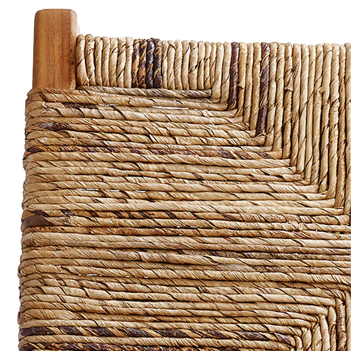 texxture Copenhagen Banana Tree Bark Chair, Wood Legs, Home Furniture, Natural - VMInnovations