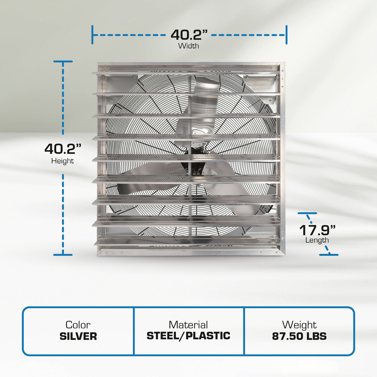 Hurricane Pro Shutter Exhaust Fans w/5 Plastic Blades & Button Controller (Used) - VMInnovations