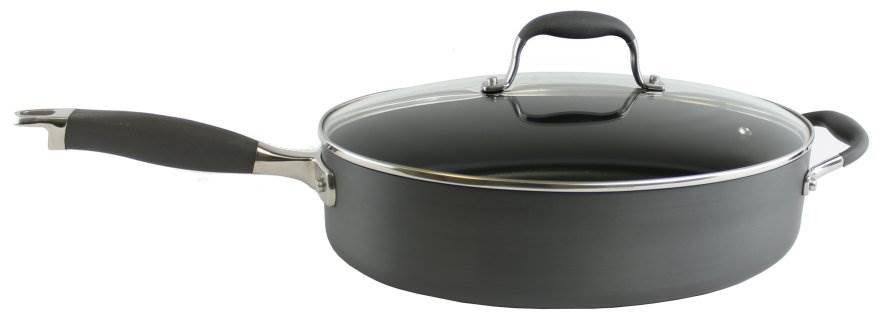 Rachael Ray Advanced 5 Qt. Covered Oval Saute Pan Kitchen Cookware - Open Box