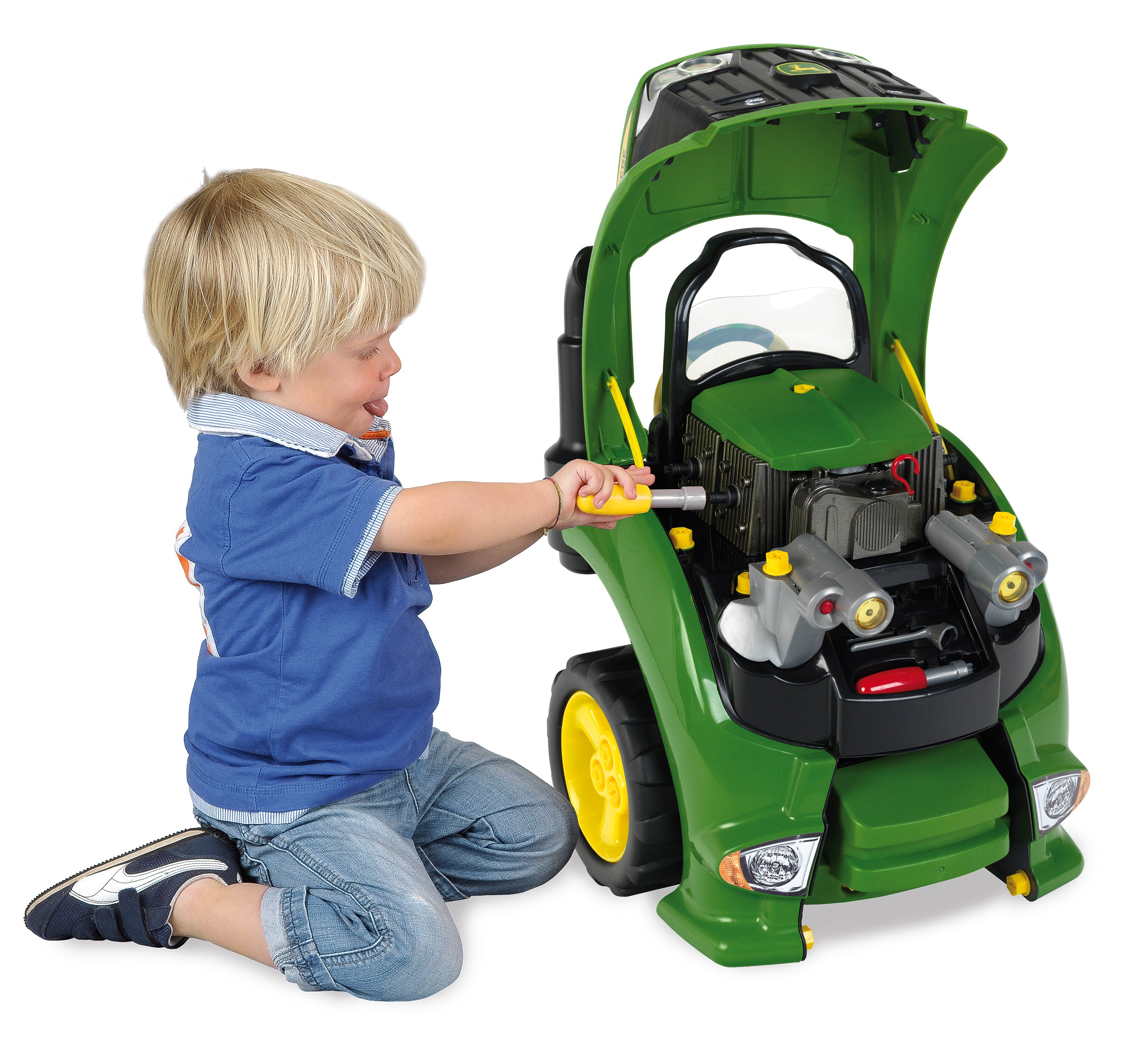 Theo Klein 3900 John Deere Premium Tractor Toy Play Set (Open Box) - VMInnovations