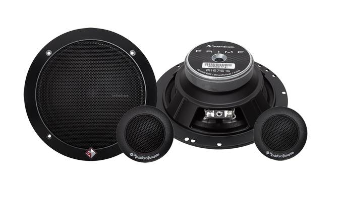 2) ROCKFORD FOSGATE R1675-S 6.75" 80 Watt 2-Way Car Component System Speakers