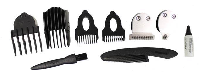 CONAIR Pro 11 Piece Chrome Electric Rechargeable MensTrimmer Grooming - Open Box