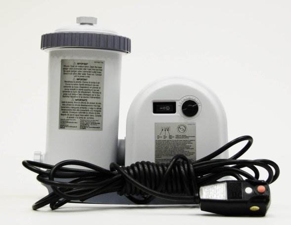 INTEX 1500 GPH Easy Set Pool Filter Pump w/Timer & GFCI - Open Box - VMInnovations