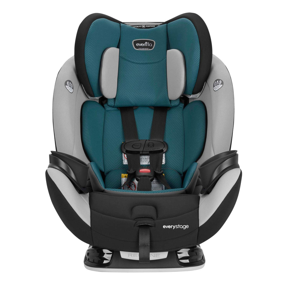 Evenflo EveryStage LX All in 1 Convertible Infant Child Car Booster Seat, Luna