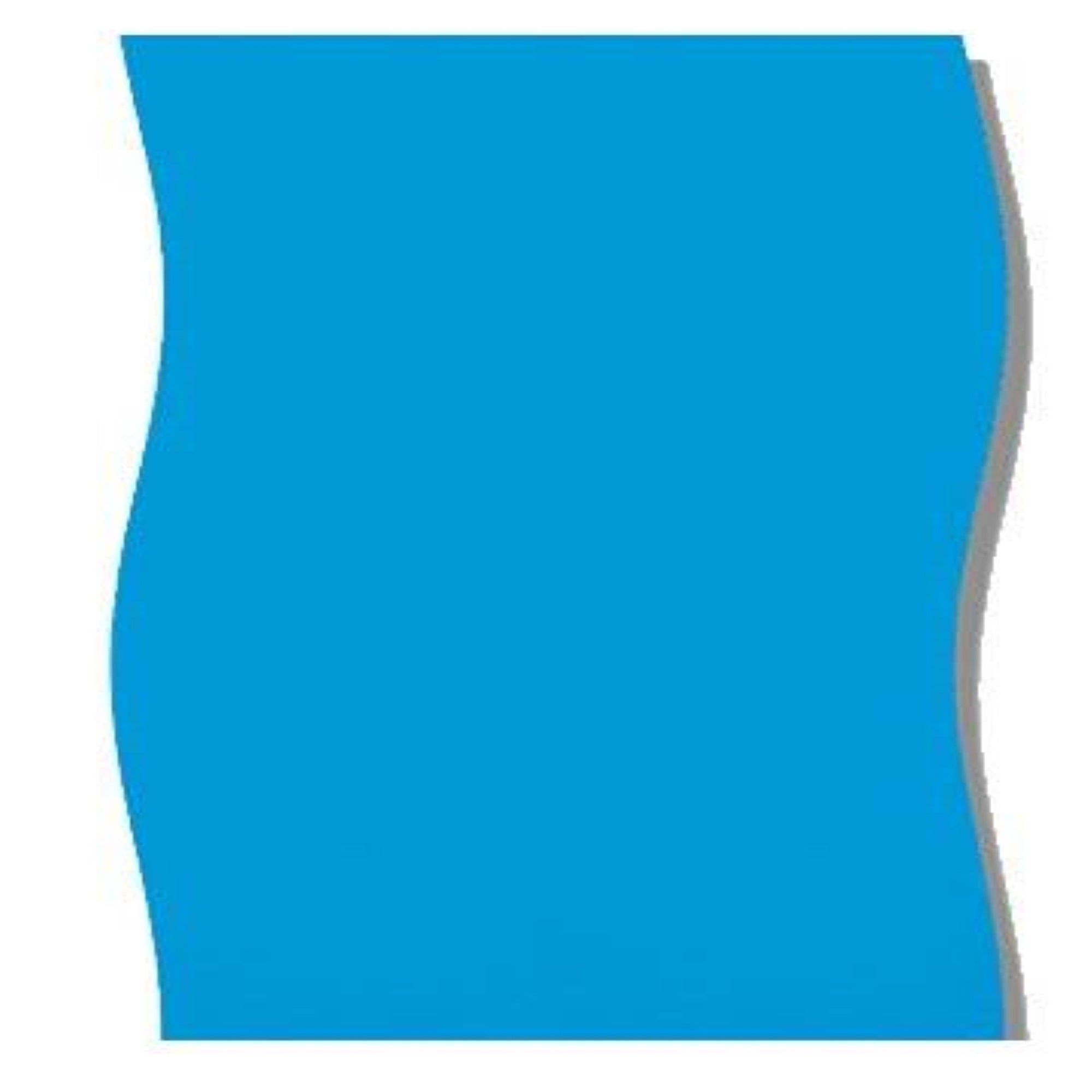 Swimline 15 Ft Solid Blue Round Above Ground Swimming Pool Overlap Liner (Used) - VMInnovations