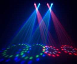 (2) CHAUVET 4PLAY LED DMX Light Beam/Bar Effect Systems + H700 Fog/Smoke Machine