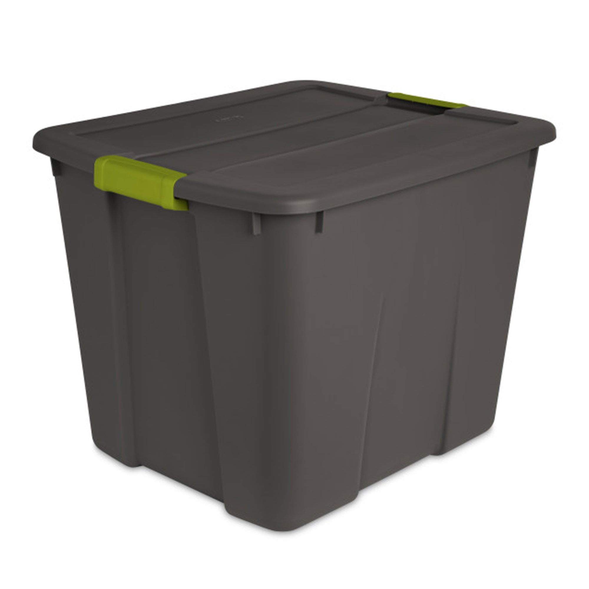 Sterilite 20 Gallon Stackable Plastic Storage Tote Bin with Lid, Gray (18 Pack) - VMInnovations