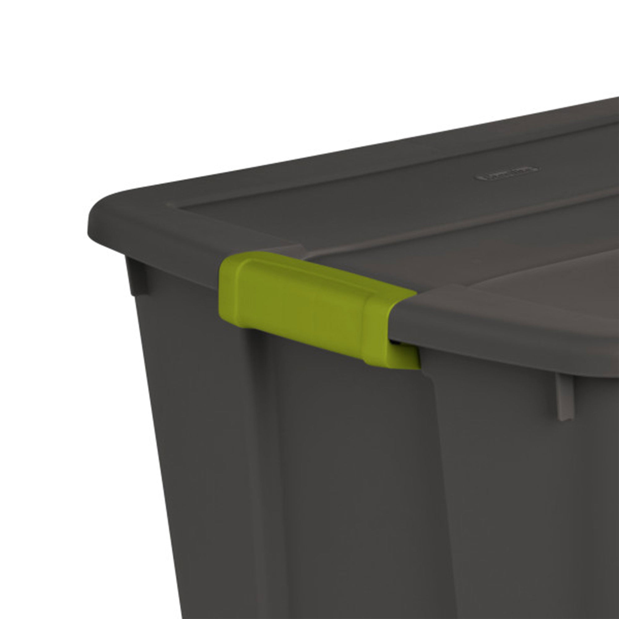 Sterilite 20 Gallon Stackable Plastic Storage Tote Bin with Lid, Gray (18 Pack) - VMInnovations