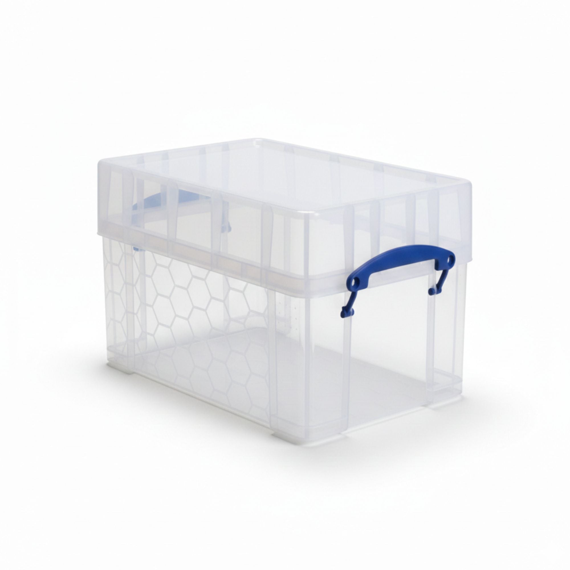 Really Useful Box 9 Liters Transparent Storage Container w/Snap Lid, 4pk (Used)