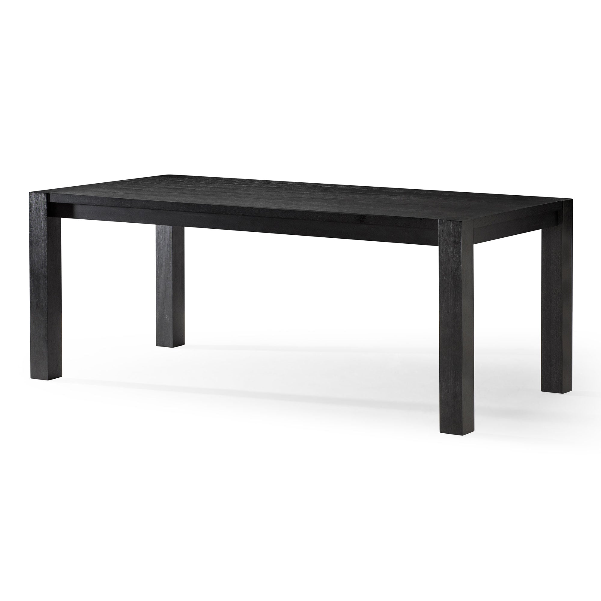 Maven Lane Cleo Contemporary Wooden Dining Table in Refined Black Finish (Used)