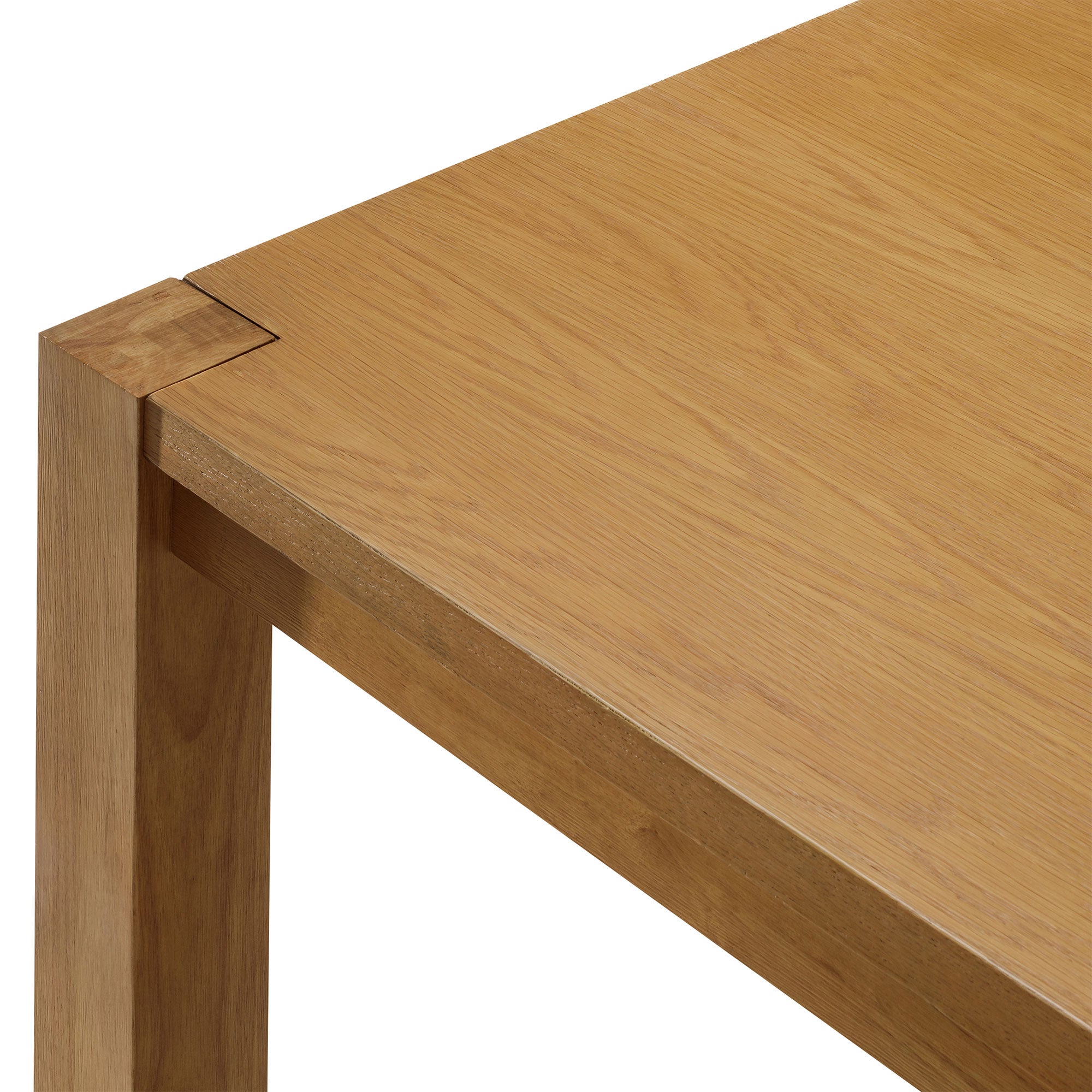 Maven Lane Cleo Wooden Dining Table in Refined Natural Finish (Damaged)