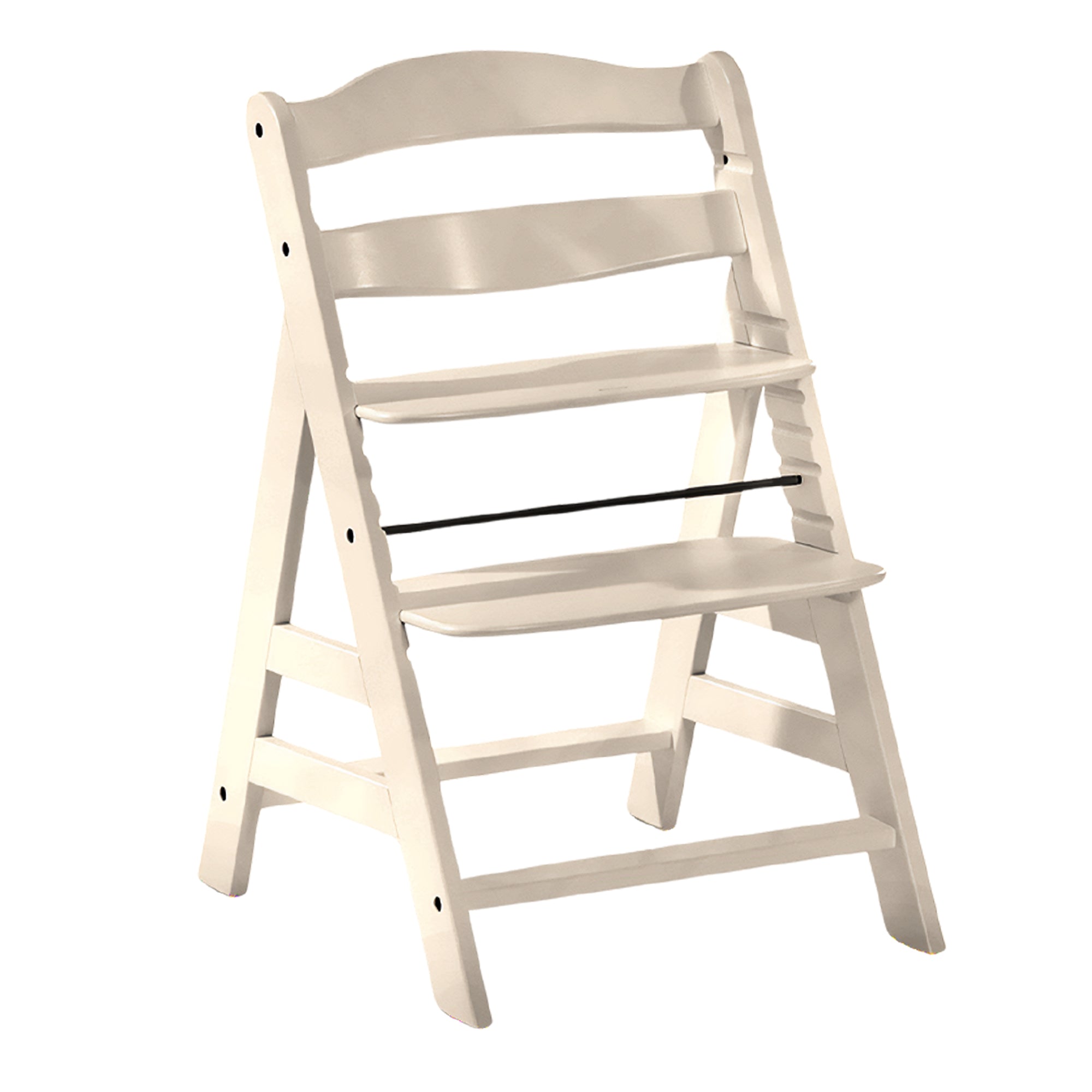 hauck Alpha+ Grow Along Seat, Adjustable Wooden Chair, Beechwood, Vanilla Finish