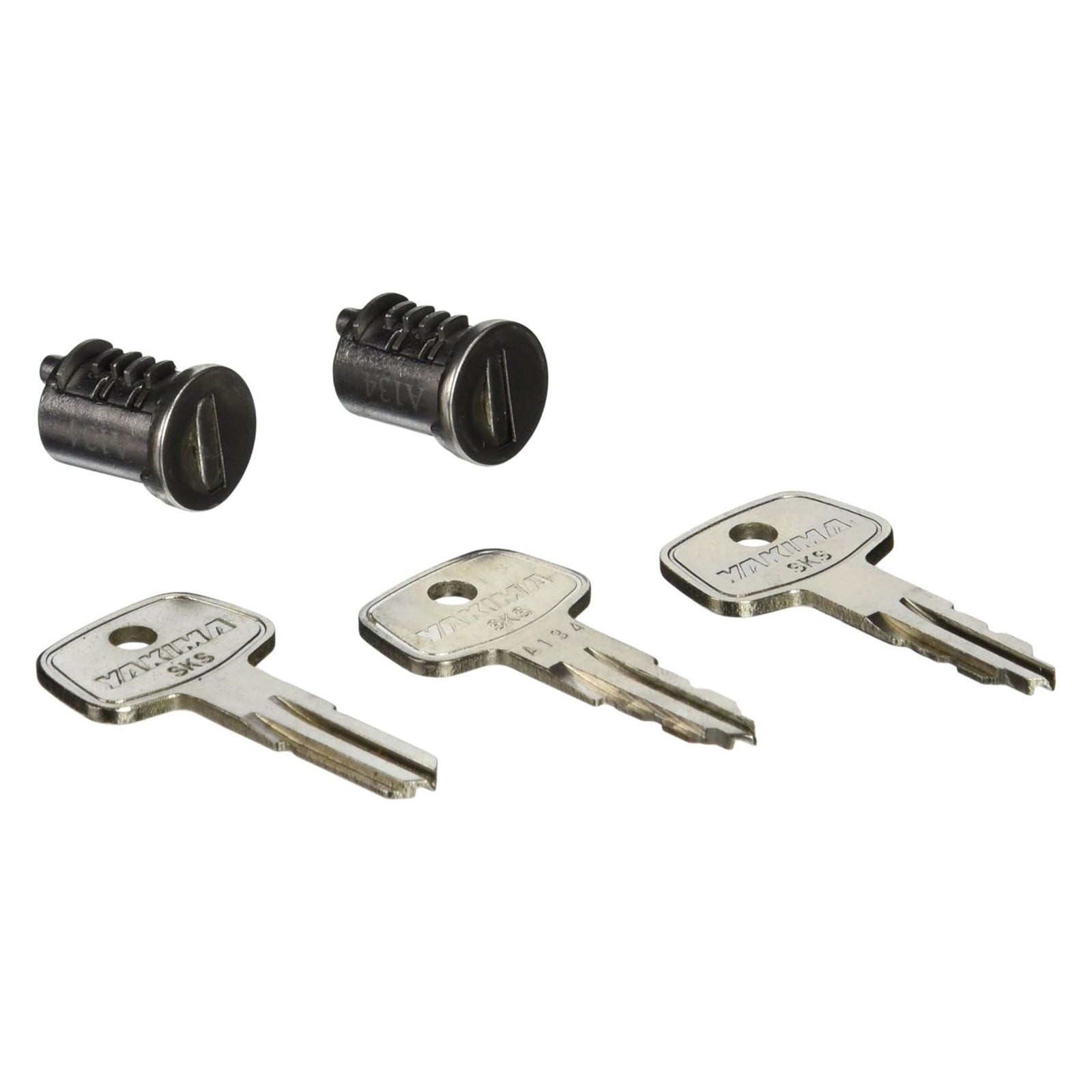 Yakima Car Rack System Component SKS Lock Cylinder Core Kit with Key (6 Pack) - VMInnovations