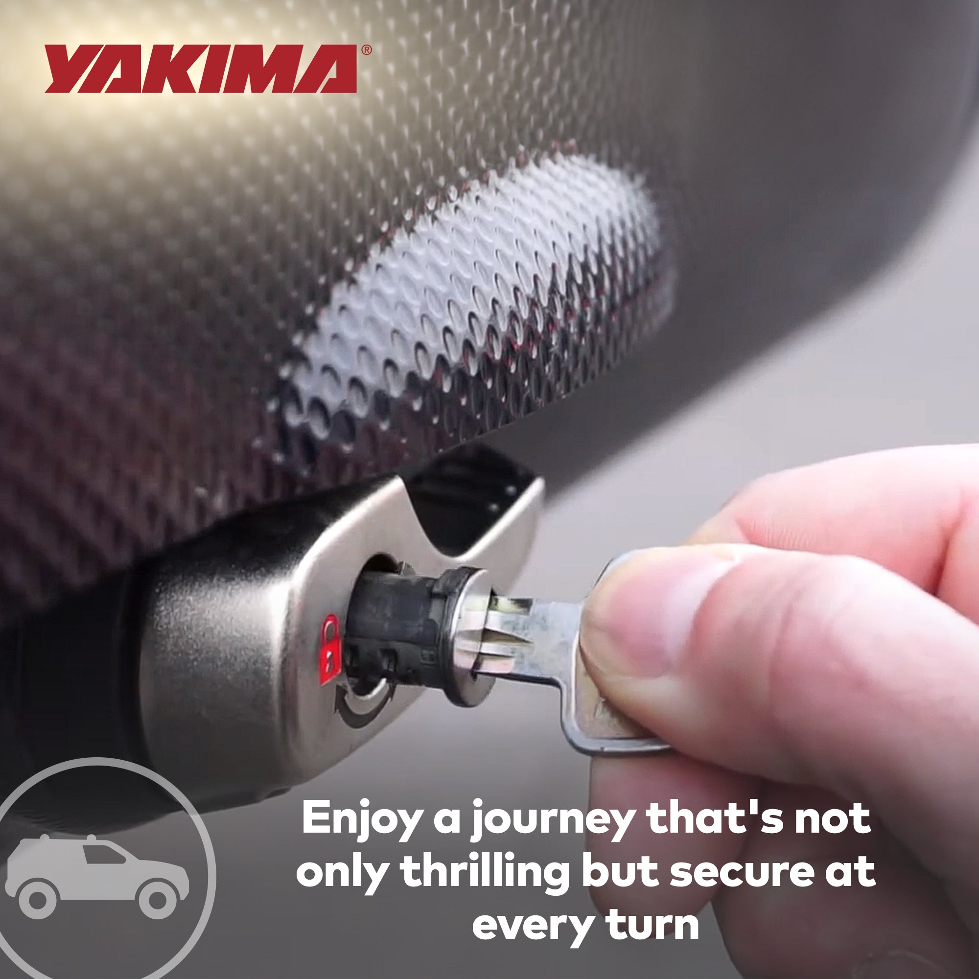Yakima Car Rack System Component SKS Lock Cylinder Core Kit with Key (8 Pack)