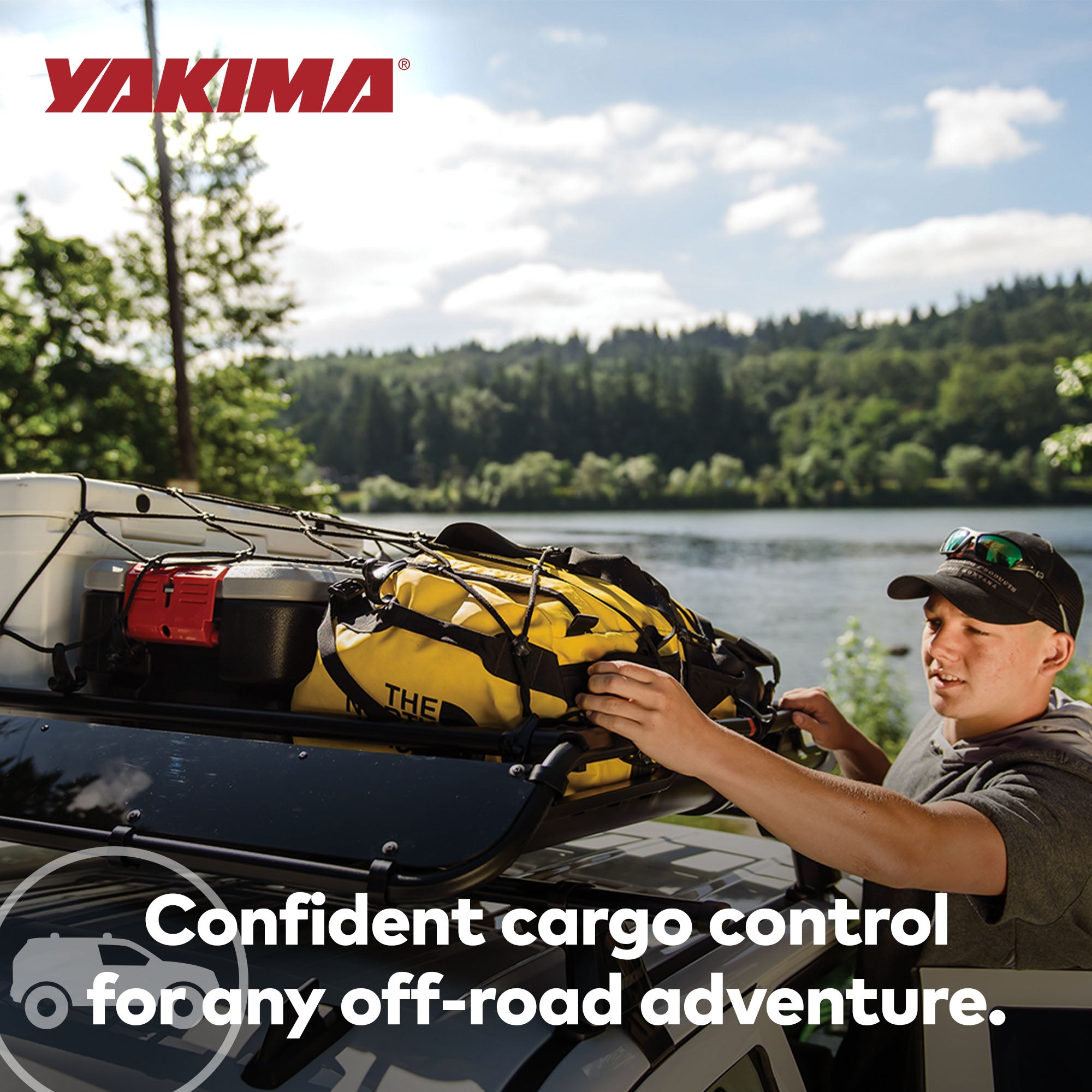YAKIMA Cargo Roof Basket Stretch Net for MegaWarrior & OffGrid Baskets(Open Box) - VMInnovations