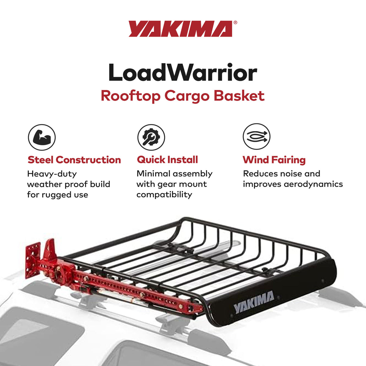 Yakima LoadWarrior Medium Cargo Basket;All Yakima StreamLine Crossbars(Open Box)