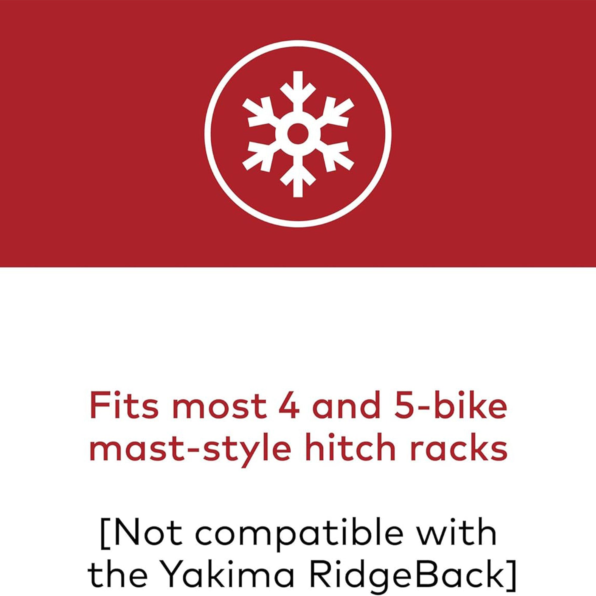 Yakima HitchSki Ski & Snowboard Mount for Bike Hitch Rack, Black (Open Box) - VMInnovations