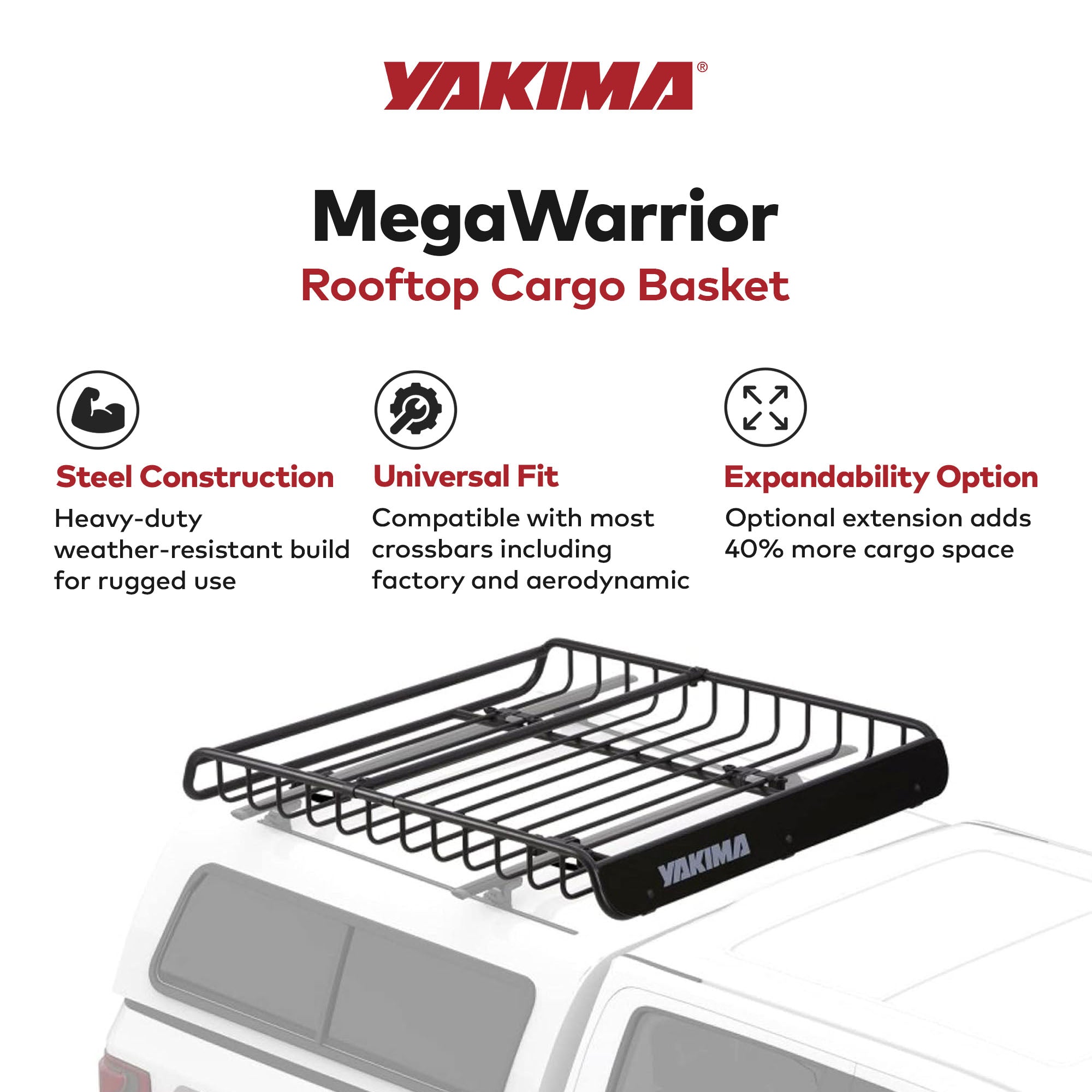 Yakima Large Sized Cargo Basket For All Yakima StreamLine Crossbars (Open Box) - VMInnovations