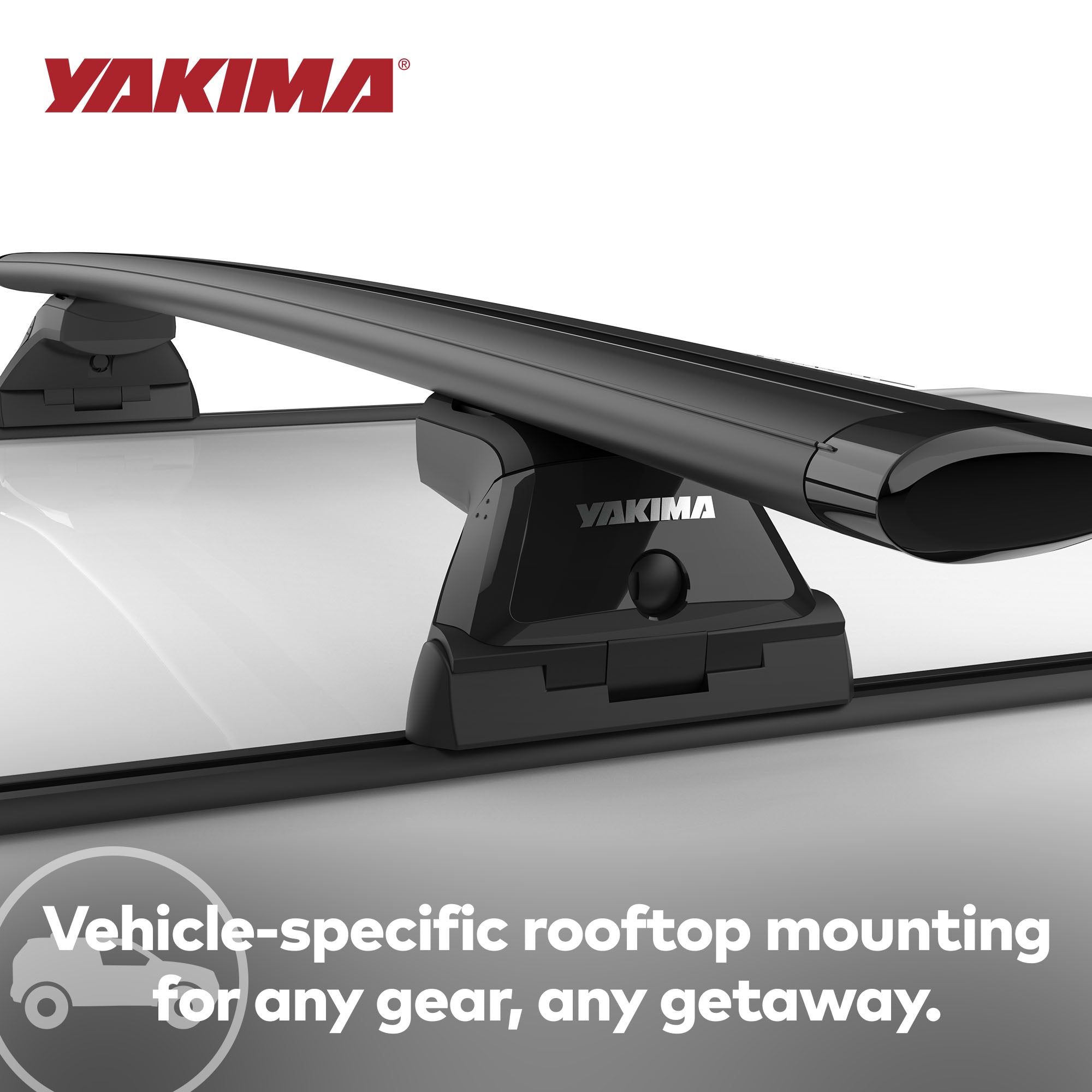 YAKIMA Pad 4, Fixed Point Mounts, Select Chrysler/Dodge/Land Rover Model (Used)