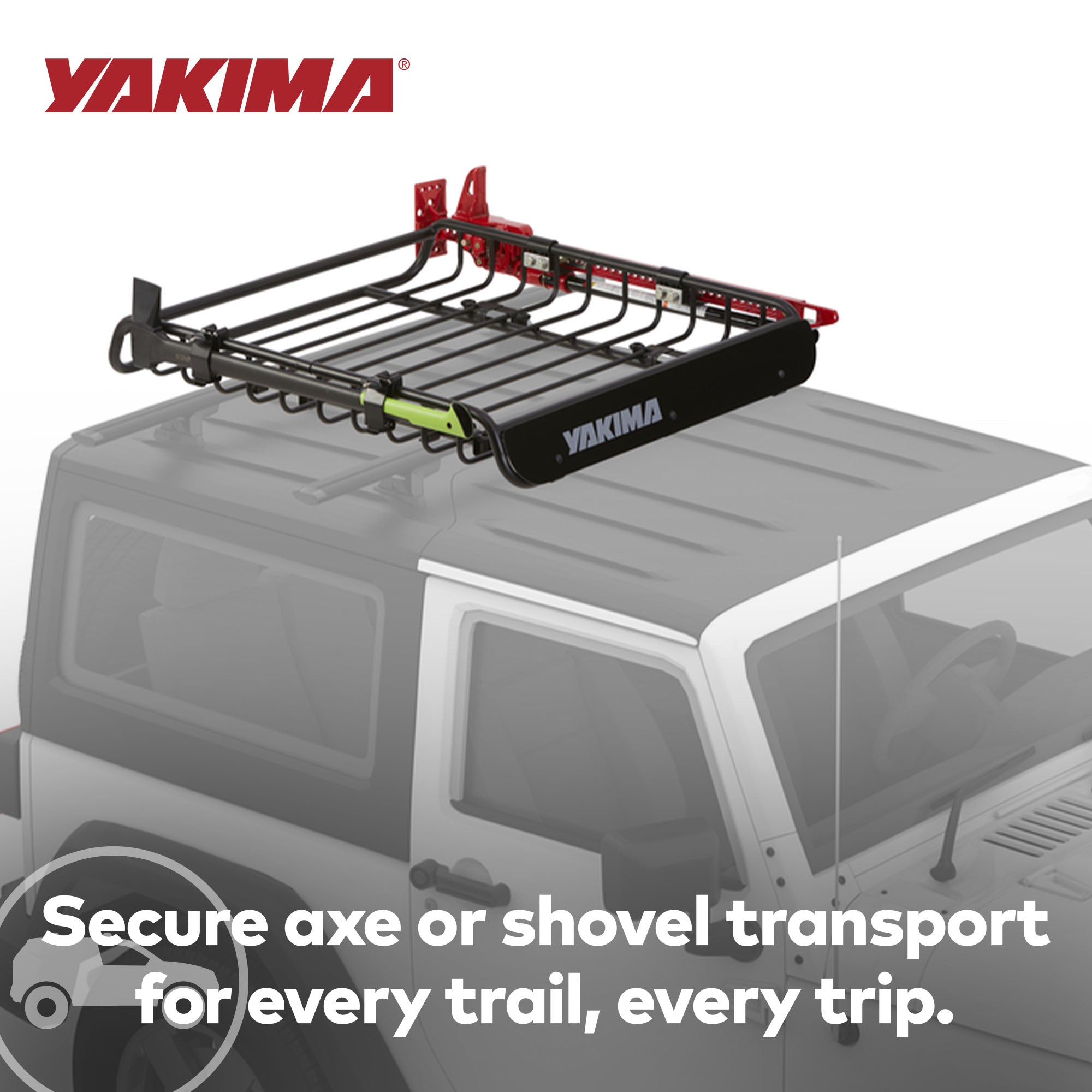 YAKIMA Axe/Shovel Bracket, Secures Single Axe or shovel To Warrior Basket (Used)